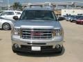 2010 Pure Silver Metallic GMC Sierra 1500 SLE Crew Cab 4x4  photo #8