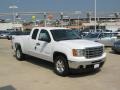 2011 Summit White GMC Sierra 1500 SLE Extended Cab 4x4  photo #7