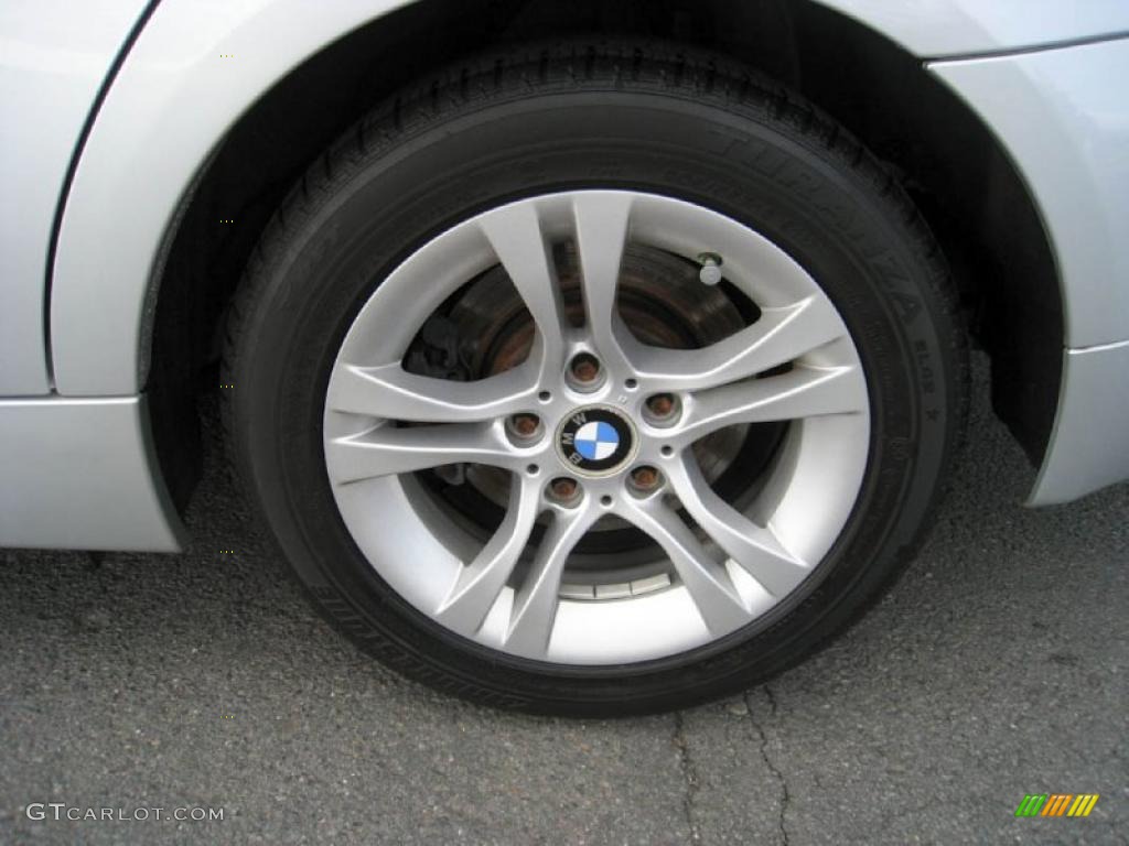 2008 3 Series 328xi Sedan - Titanium Silver Metallic / Black photo #21