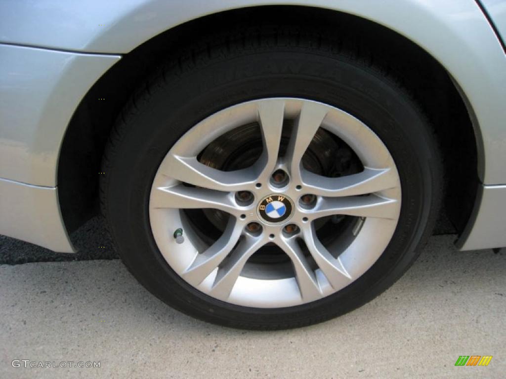 2008 3 Series 328xi Sedan - Titanium Silver Metallic / Black photo #22