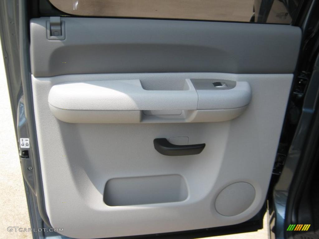 2009 Silverado 1500 LS Crew Cab 4x4 - Blue Granite Metallic / Dark Titanium photo #15