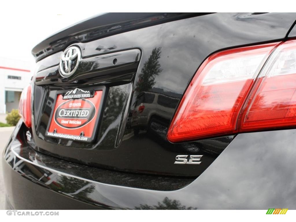 2008 Camry SE V6 - Black / Ash photo #26