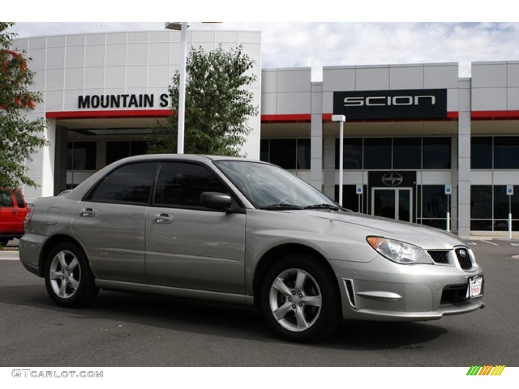 2006 Impreza 2.5i Sedan - Steel Gray Metallic / Anthracite Black photo #1