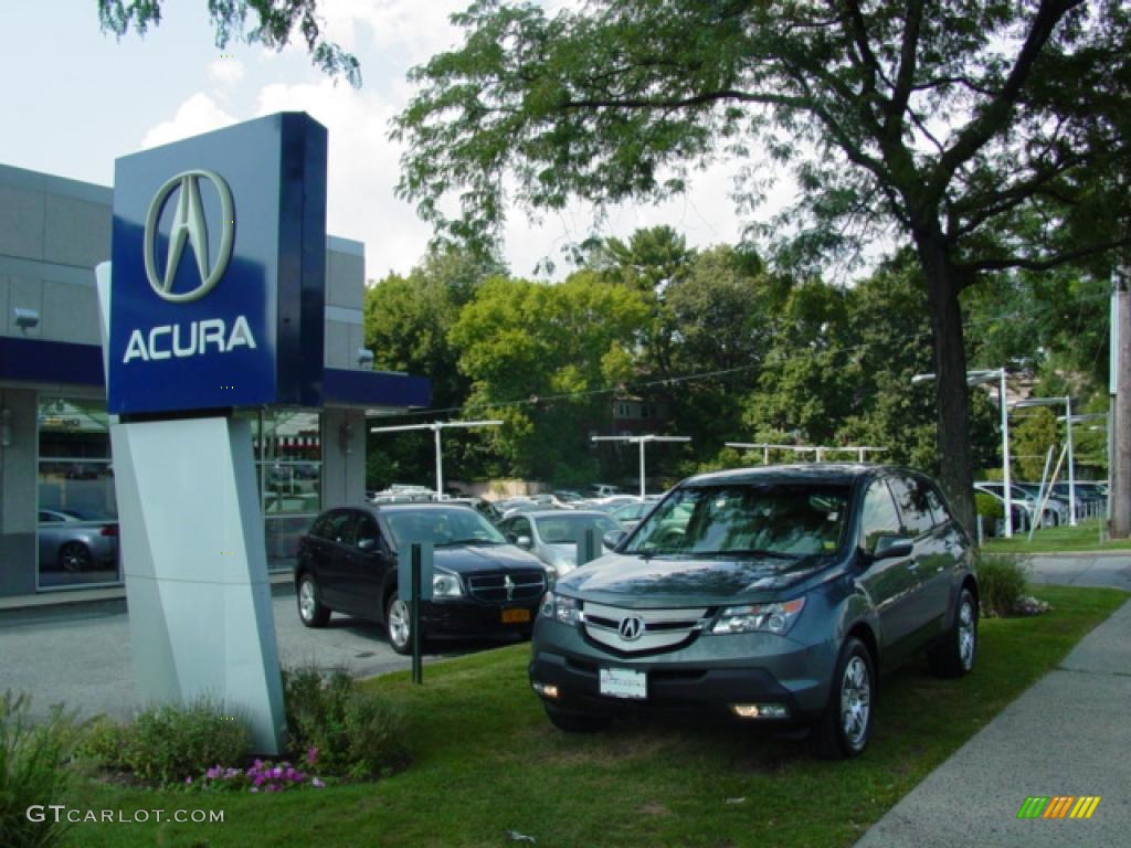 Steel Blue Metallic Acura MDX