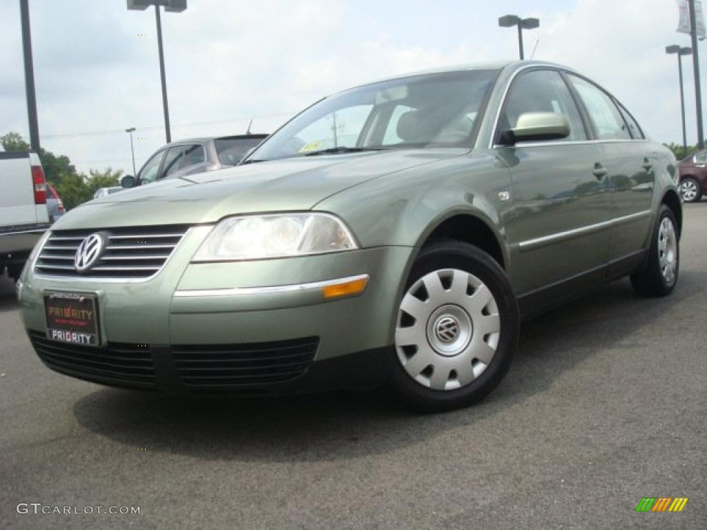 2003 Passat GL Sedan - Fresco Green Metallic / Grey photo #1