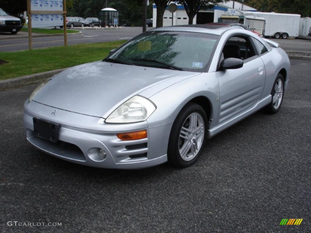 2003 Eclipse GT Coupe - Sterling Silver Metallic / Midnight photo #1