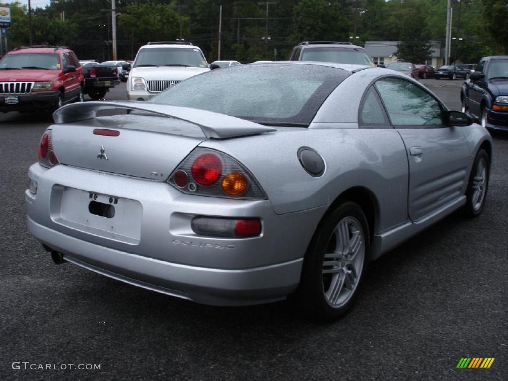 2003 Eclipse GT Coupe - Sterling Silver Metallic / Midnight photo #4