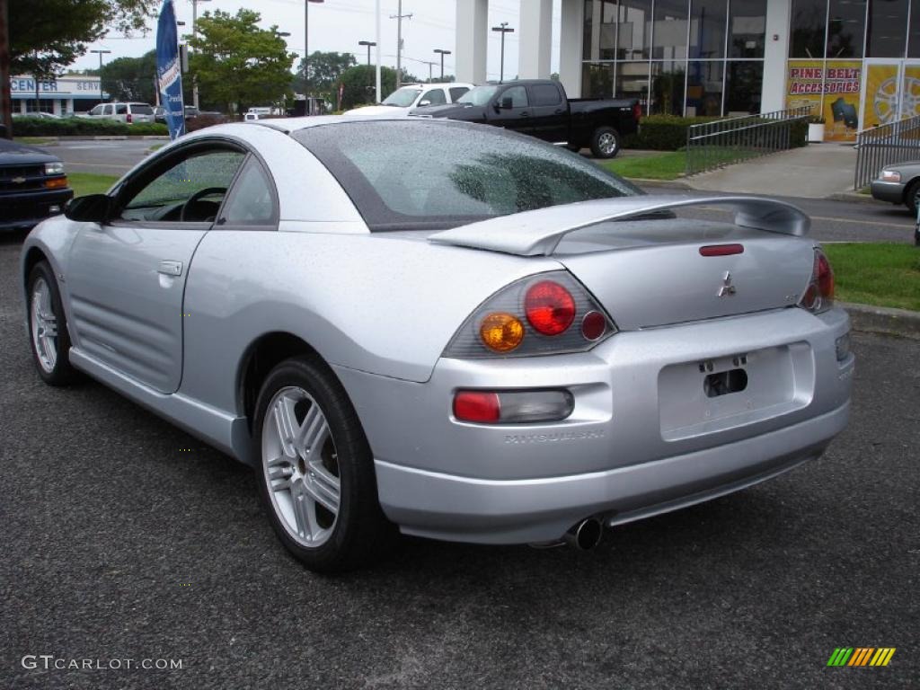 2003 Eclipse GT Coupe - Sterling Silver Metallic / Midnight photo #6