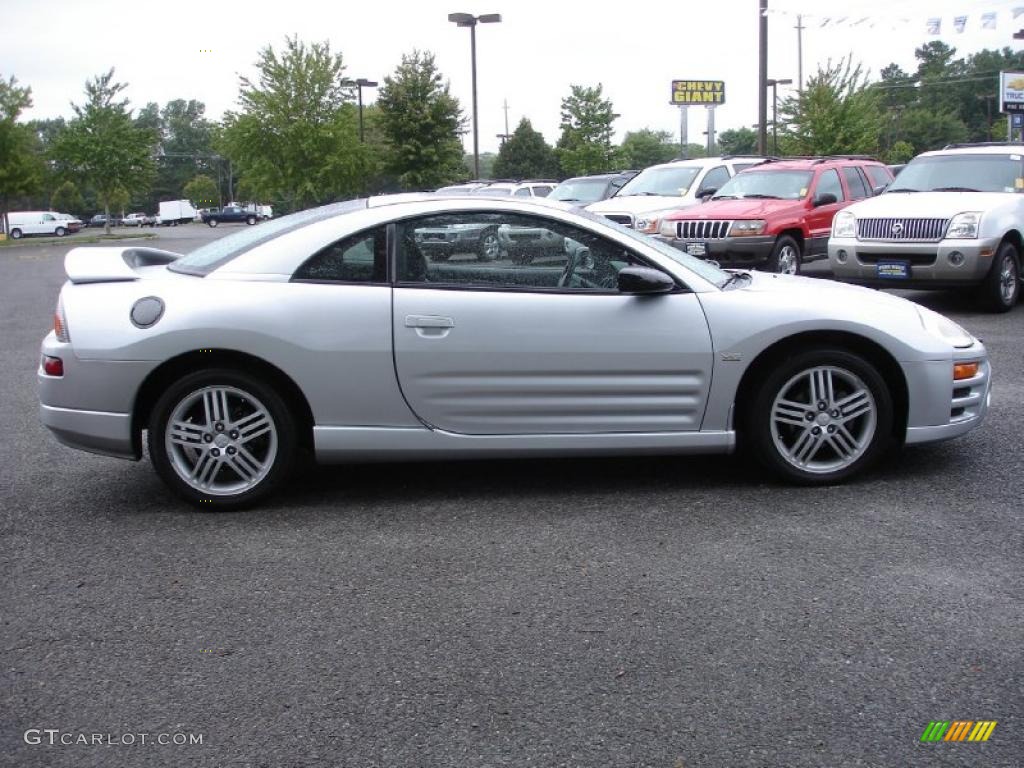 2003 Eclipse GT Coupe - Sterling Silver Metallic / Midnight photo #7
