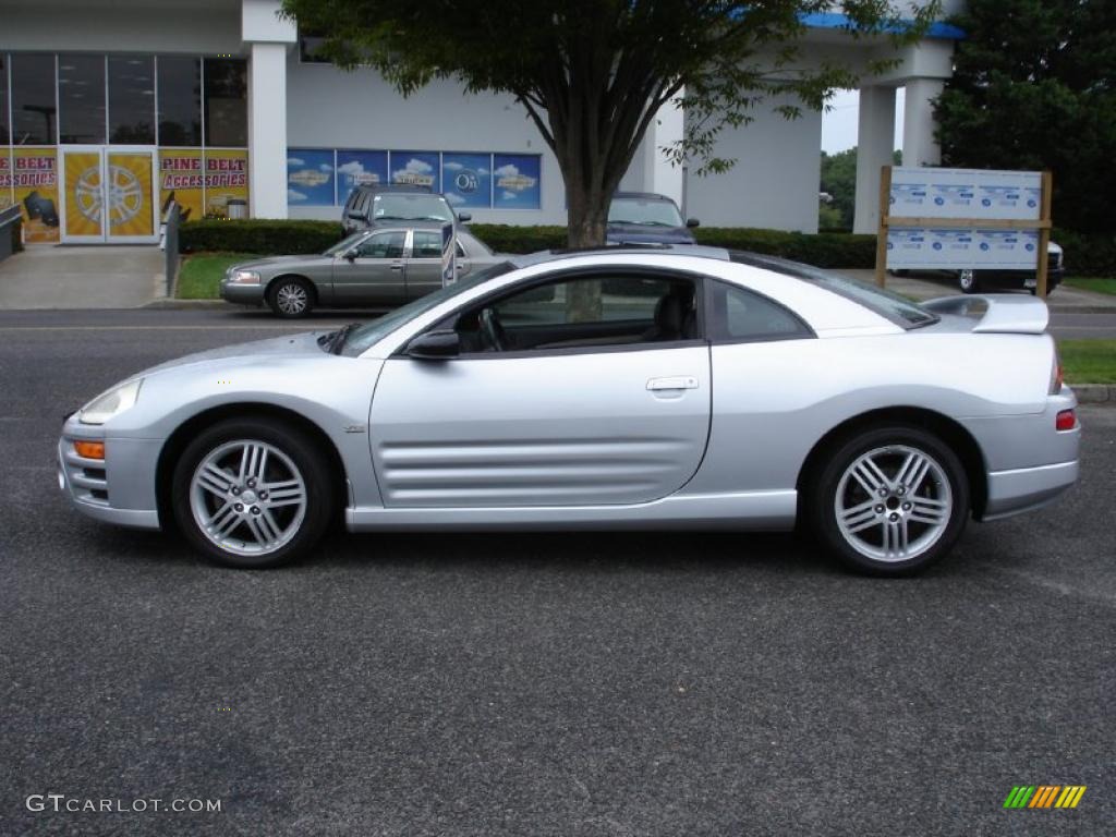 2003 Eclipse GT Coupe - Sterling Silver Metallic / Midnight photo #9
