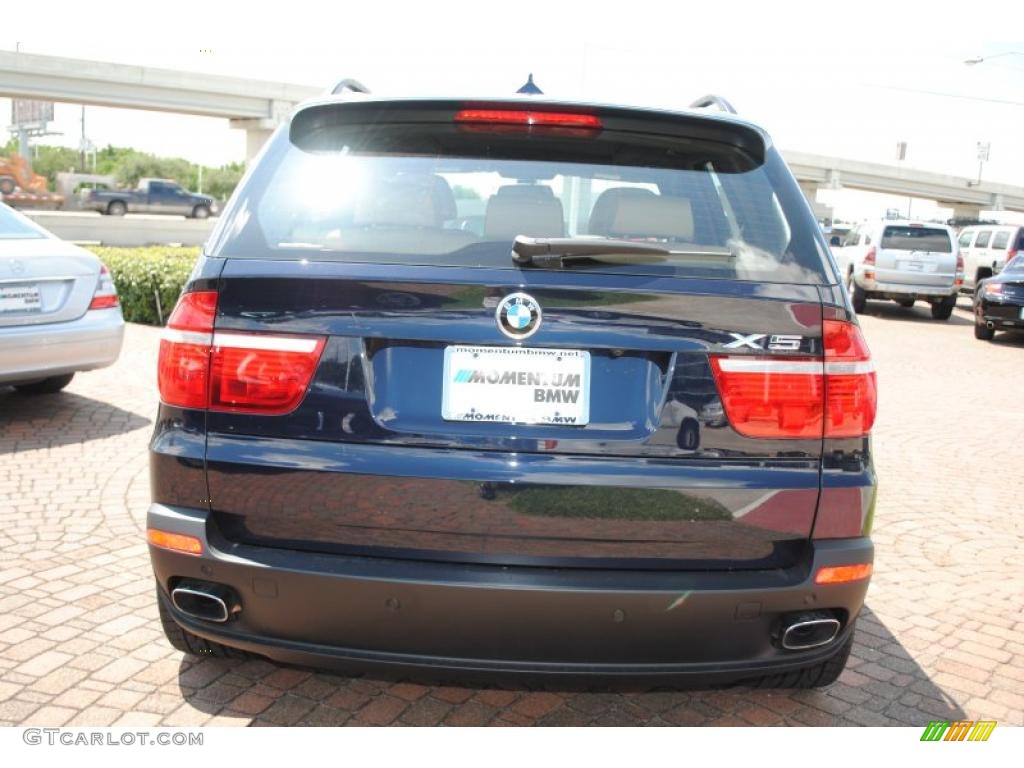 2010 X5 xDrive48i - Monaco Blue Metallic / Sand Beige photo #4