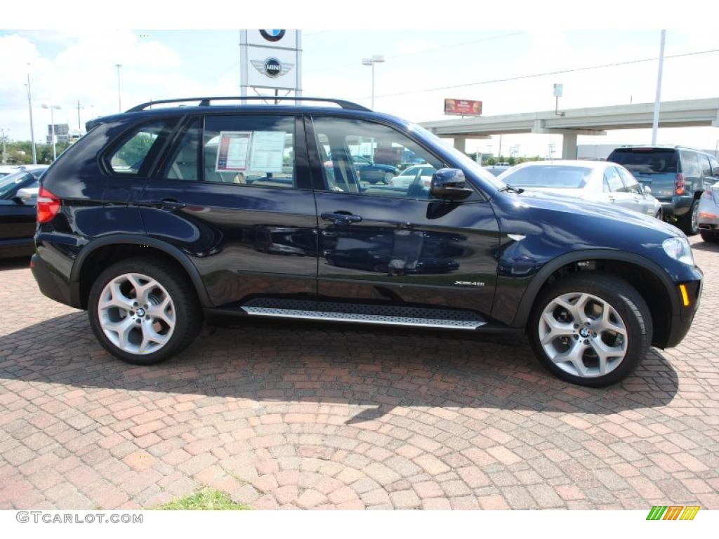 2010 X5 xDrive48i - Monaco Blue Metallic / Sand Beige photo #6