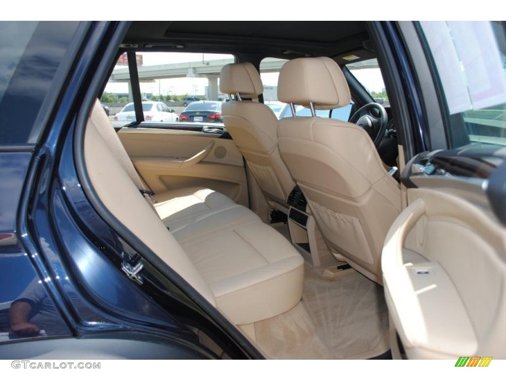 2010 X5 xDrive48i - Monaco Blue Metallic / Sand Beige photo #10