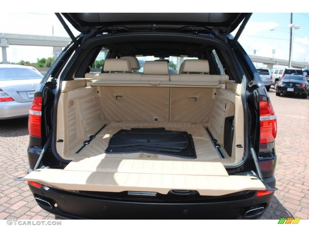 2010 X5 xDrive48i - Monaco Blue Metallic / Sand Beige photo #11