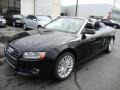 2011 Brilliant Black Audi A5 2.0T Convertible  photo #2