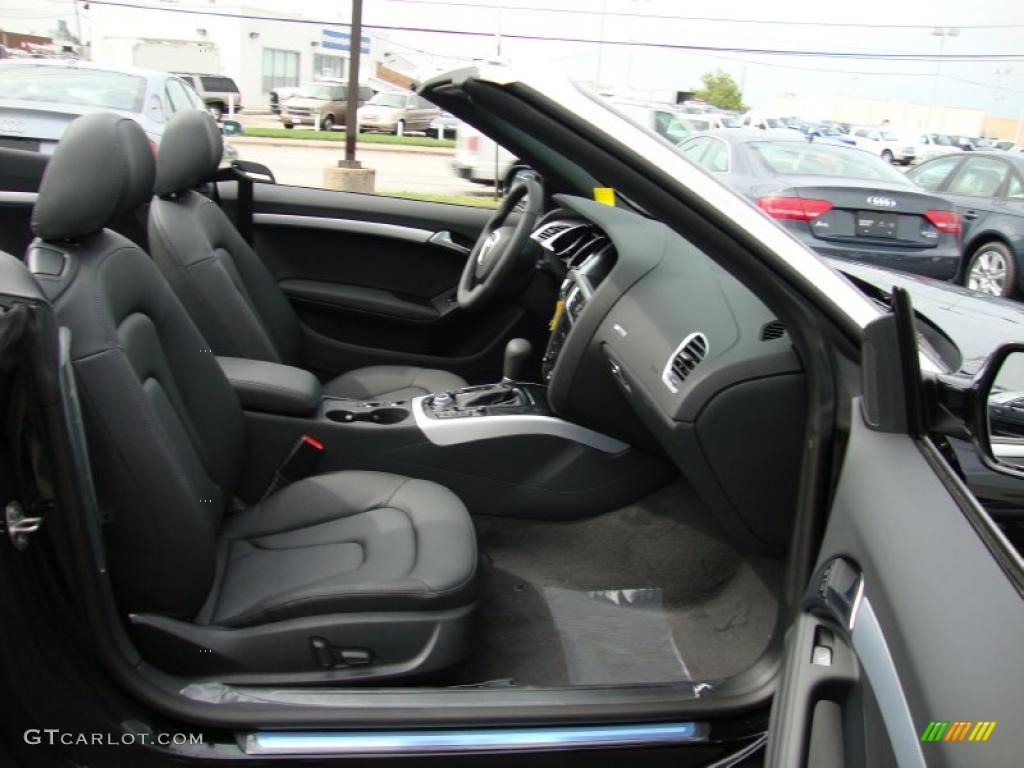 2011 A5 2.0T Convertible - Brilliant Black / Black photo #19