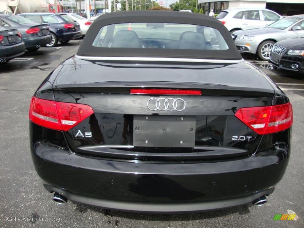 2011 A5 2.0T Convertible - Brilliant Black / Black photo #38