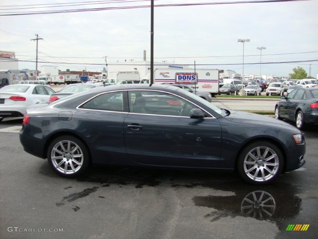 2011 A5 2.0T quattro Coupe - Meteor Grey Pearl Effect / Black photo #6