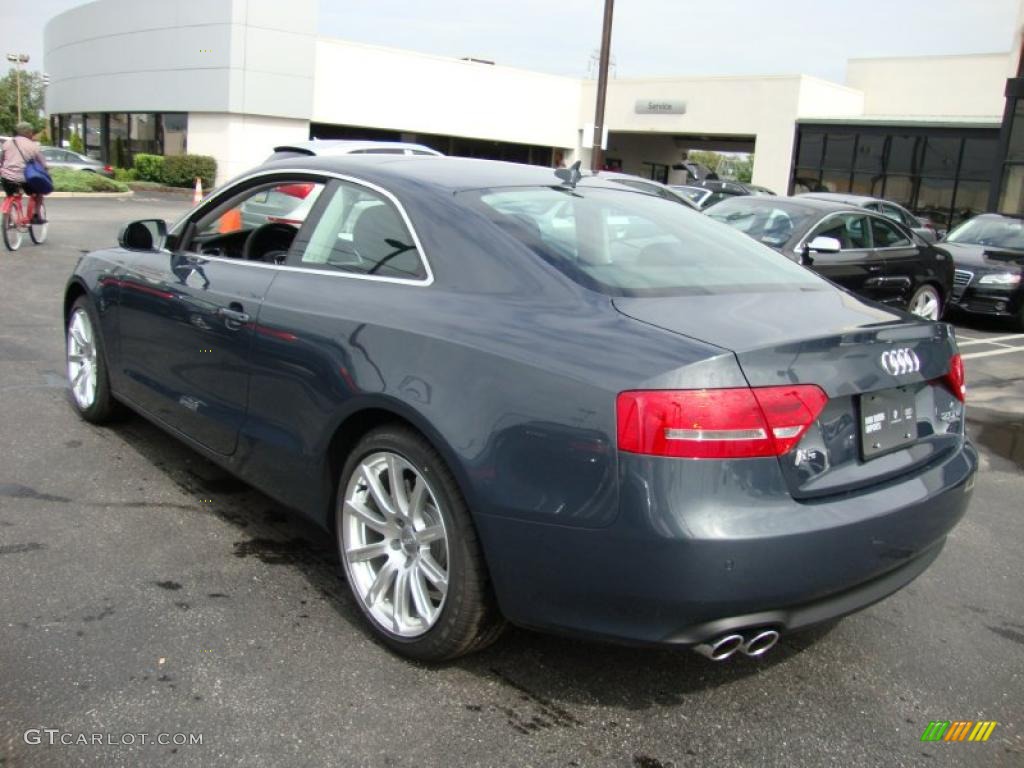 2011 A5 2.0T quattro Coupe - Meteor Grey Pearl Effect / Black photo #9