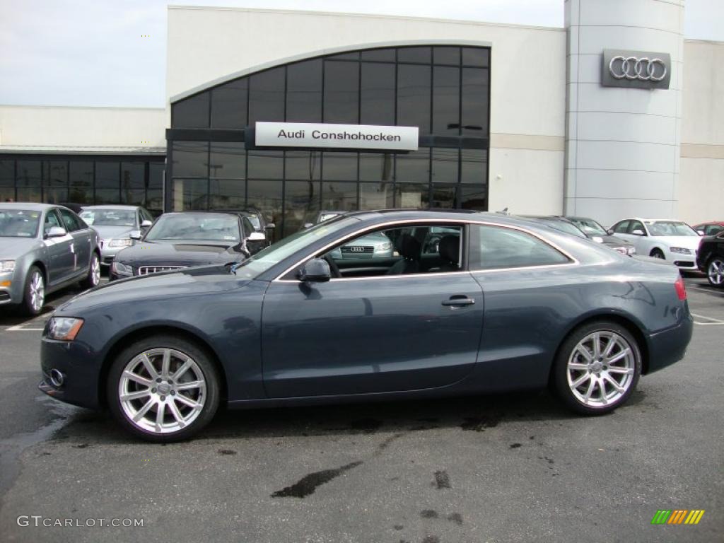2011 A5 2.0T quattro Coupe - Meteor Grey Pearl Effect / Black photo #10