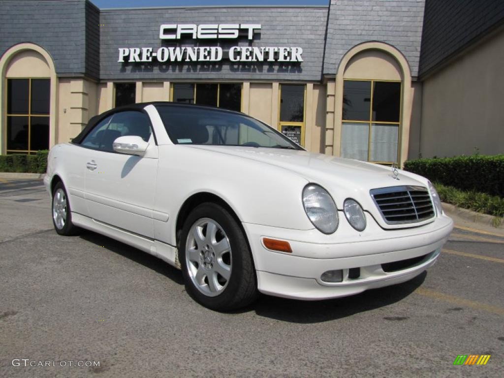 2003 CLK 320 Cabriolet - Alabaster White / Ash photo #1