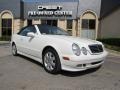 Alabaster White 2003 Mercedes-Benz CLK 320 Cabriolet