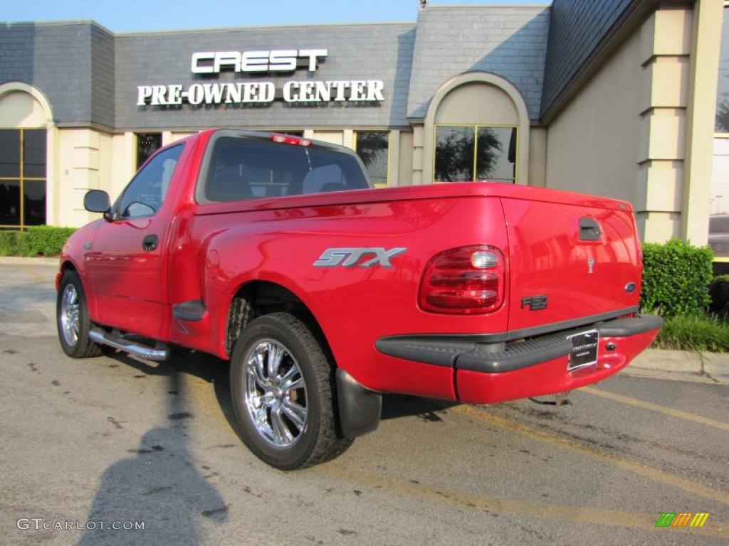 2004 F150 STX Regular Cab - Bright Red / Medium Graphite photo #5