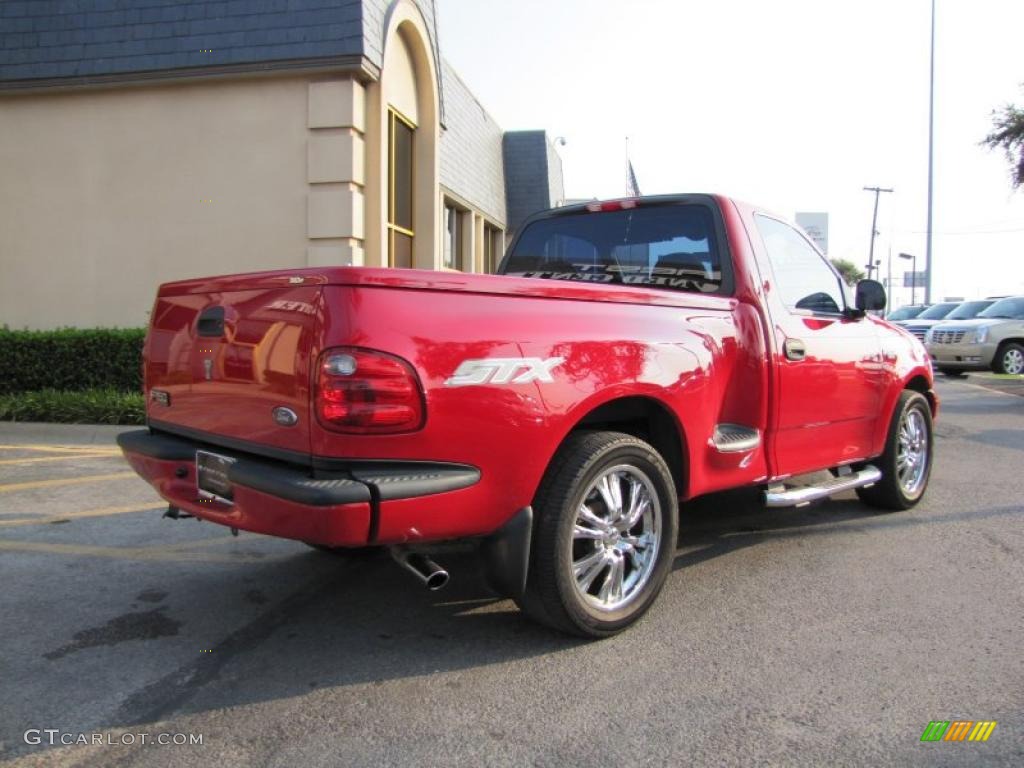 2004 F150 STX Regular Cab - Bright Red / Medium Graphite photo #7