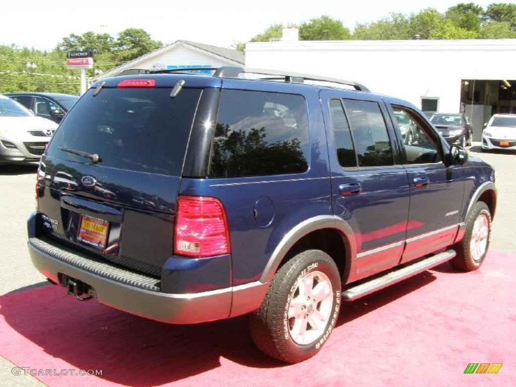 2004 Explorer XLT 4x4 - Dark Blue Pearl Metallic / Midnight Grey photo #6
