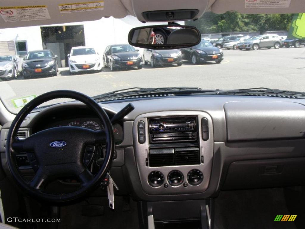 2004 Explorer XLT 4x4 - Dark Blue Pearl Metallic / Midnight Grey photo #23