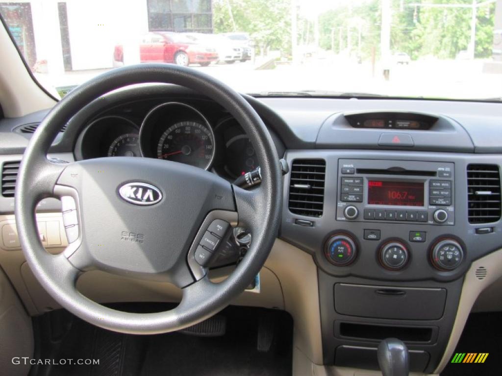 2009 Optima LX - Metal Bronze / Beige photo #4