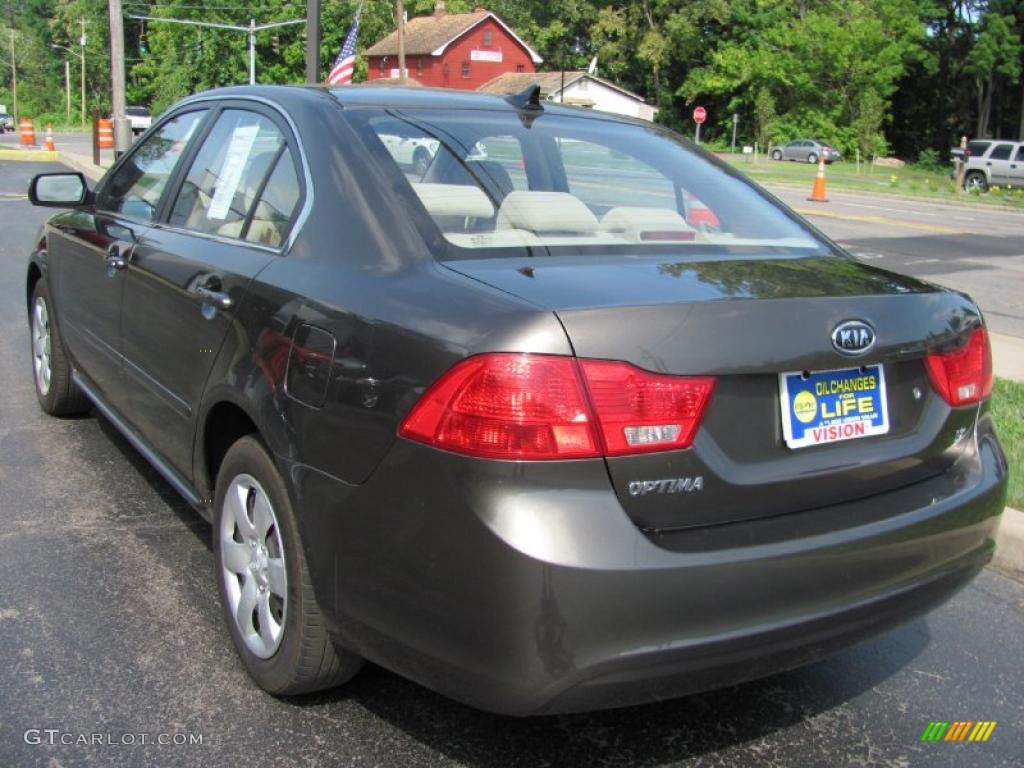 2009 Optima LX - Metal Bronze / Beige photo #14