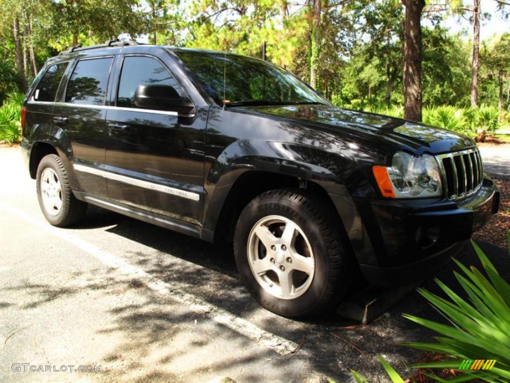 2005 Grand Cherokee Limited - Black / Medium Slate Gray photo #1