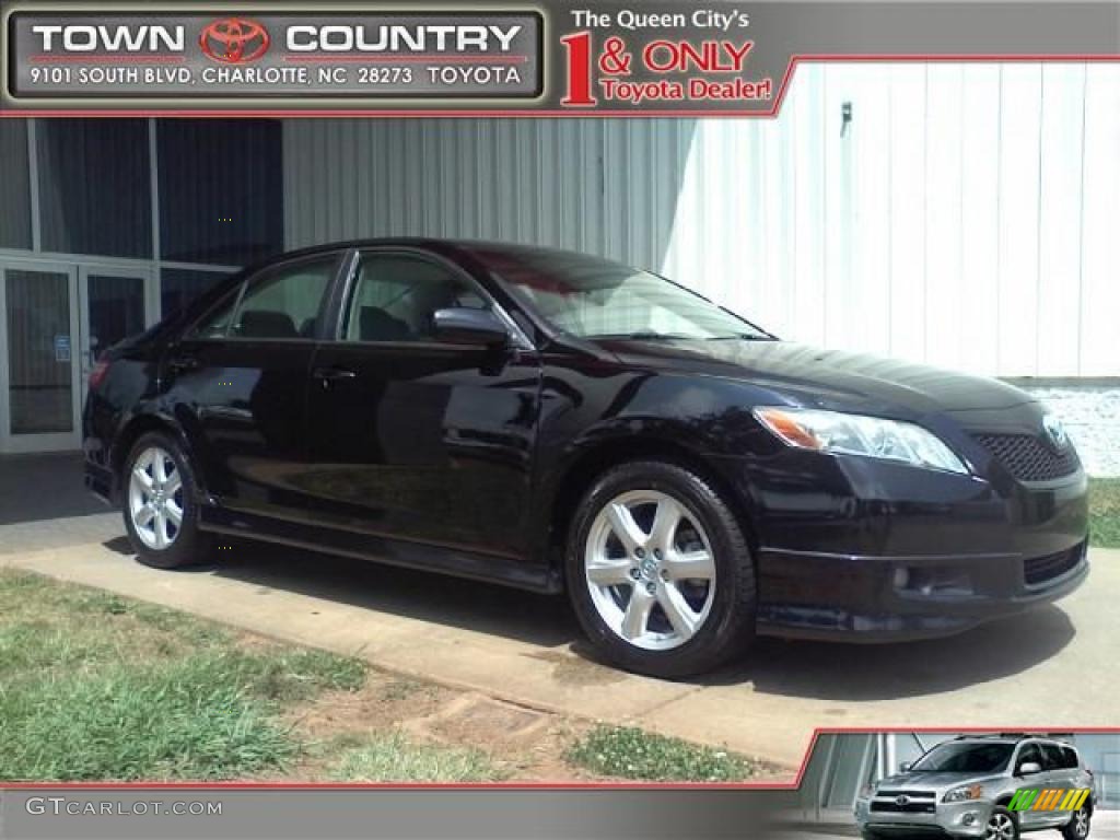 2007 Camry SE - Black / Ash photo #1