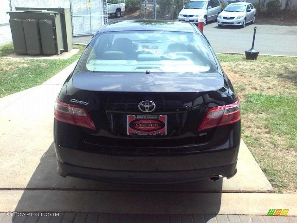 2007 Camry SE - Black / Ash photo #4