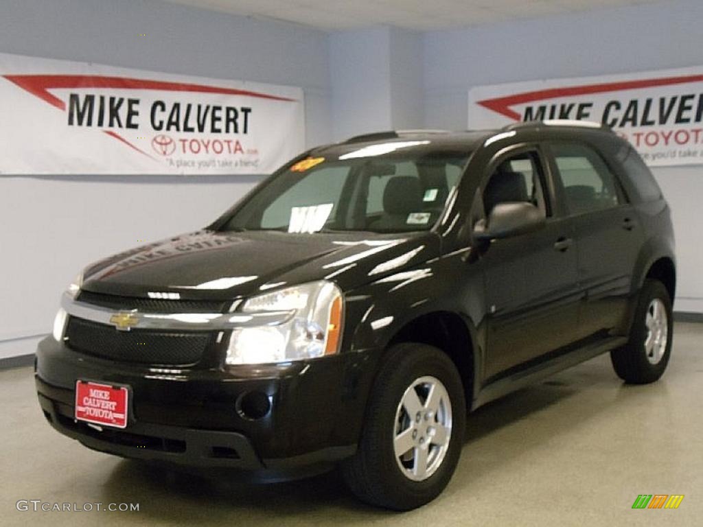 2007 Equinox LS - Black / Light Gray photo #1