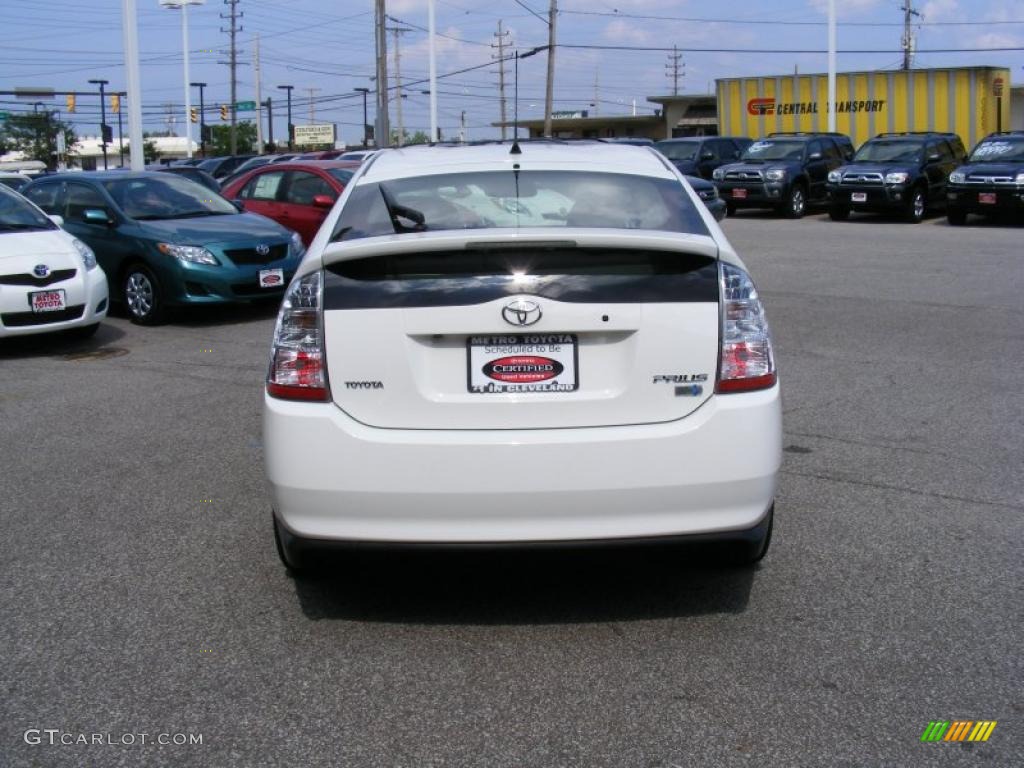 2007 Prius Hybrid Touring - Super White / Dark Gray photo #4