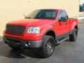 2007 Bright Red Ford F150 FX4 Regular Cab 4x4  photo #2