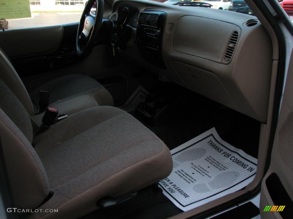 2002 Ranger Edge SuperCab - Oxford White / Medium Prairie Tan photo #6