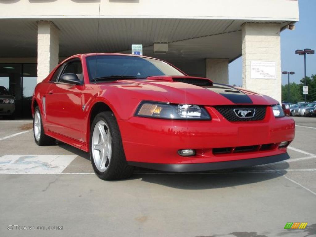 1999 Mustang GT Coupe - Rio Red / Light Graphite photo #1