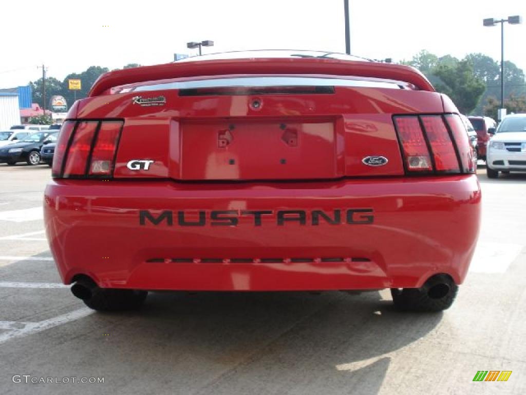 1999 Mustang GT Coupe - Rio Red / Light Graphite photo #4
