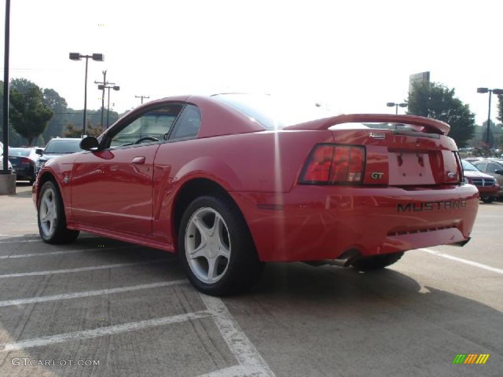 1999 Mustang GT Coupe - Rio Red / Light Graphite photo #5