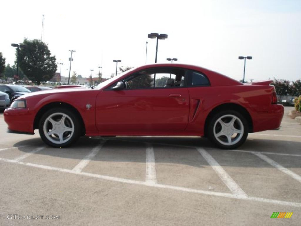 1999 Mustang GT Coupe - Rio Red / Light Graphite photo #6