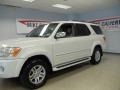 2007 Arctic Frost Pearl Toyota Sequoia Limited  photo #11