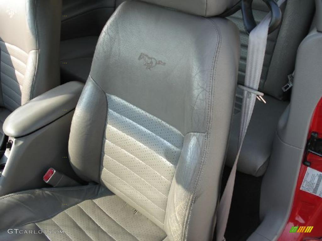 1999 Mustang GT Coupe - Rio Red / Light Graphite photo #9