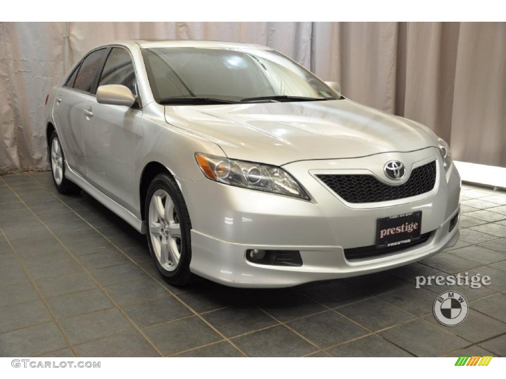 2008 Camry SE V6 - Classic Silver Metallic / Dark Charcoal photo #7