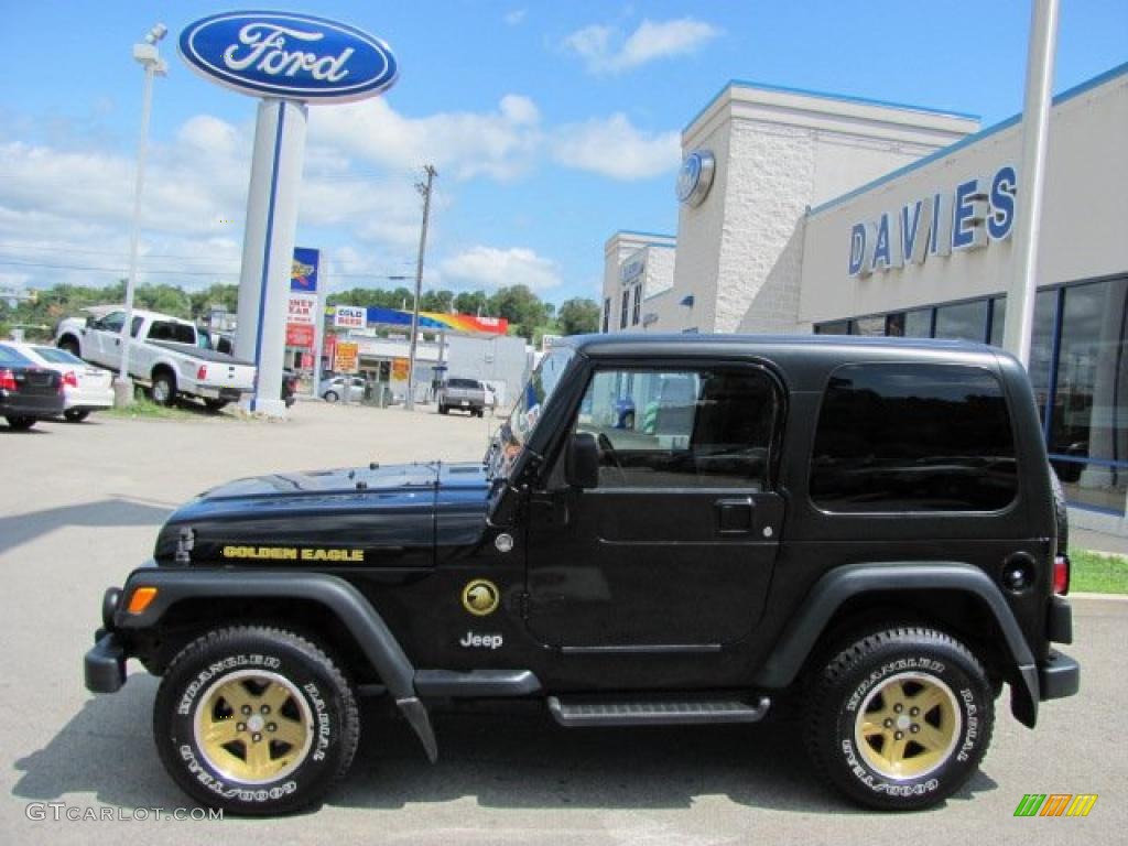 2006 Wrangler Sport 4x4 Golden Eagle - Black / Khaki photo #2