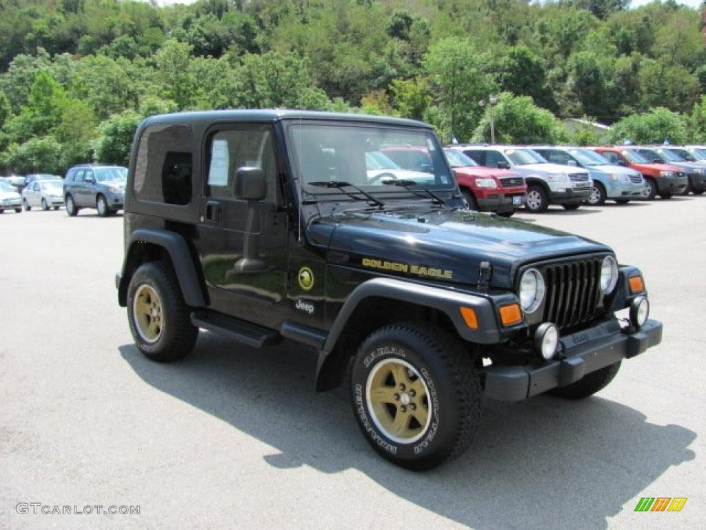 2006 Wrangler Sport 4x4 Golden Eagle - Black / Khaki photo #5