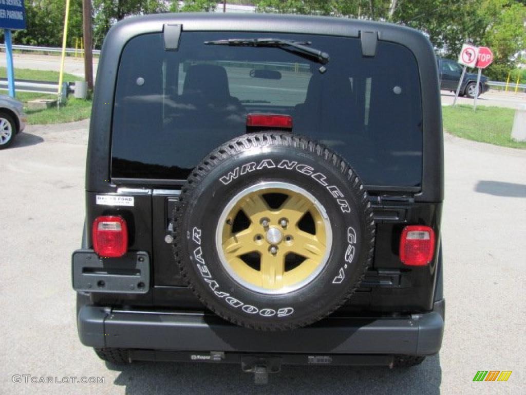 2006 Wrangler Sport 4x4 Golden Eagle - Black / Khaki photo #6