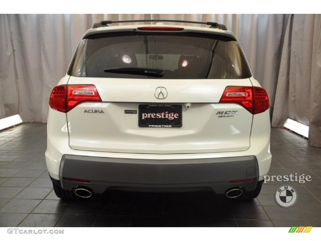 2007 MDX Technology - Aspen White Pearl / Taupe photo #3